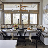 Beaubien Chandelier - Chandelier Installed | Bone & Brass