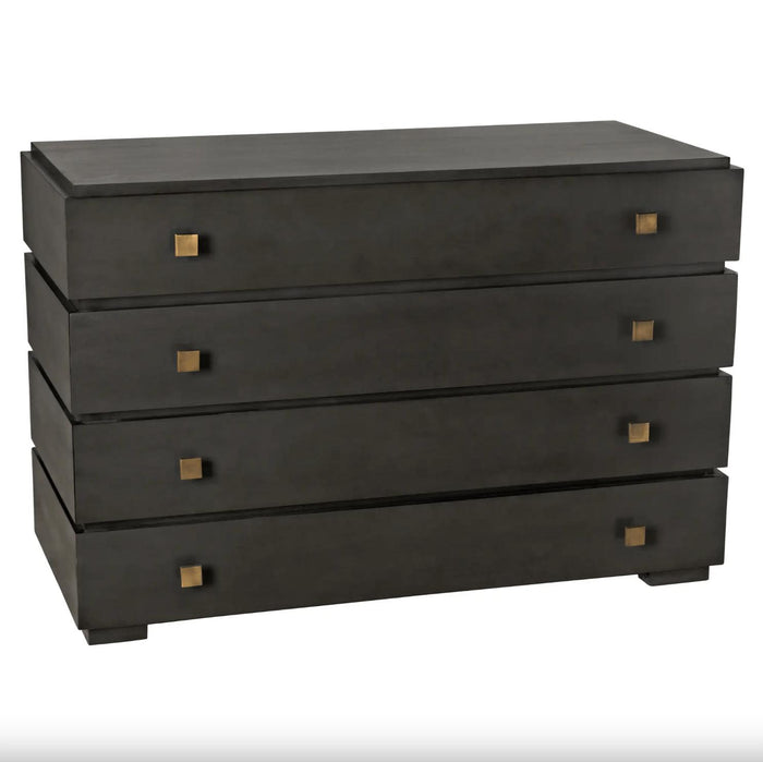 Hofman Dresser, White Washed or Pale Black | Bone & Brass