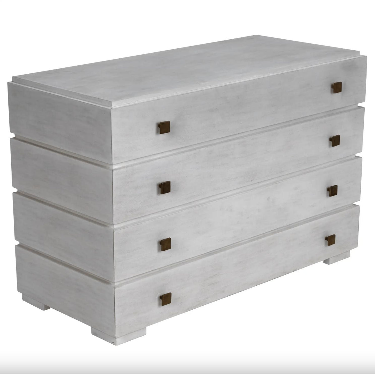 Hofman Dresser, White Washed or Pale Black - Dresser Hardware Detail | Bone & Brass
