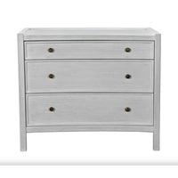 Hampton Side Table - Table Side View | Bone & Brass
