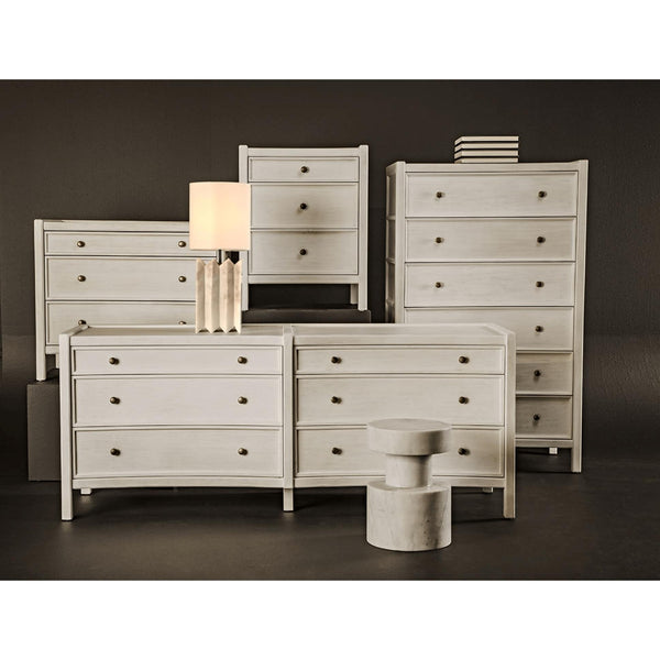 Hampton Side Table - Table Side View | Bone & Brass
