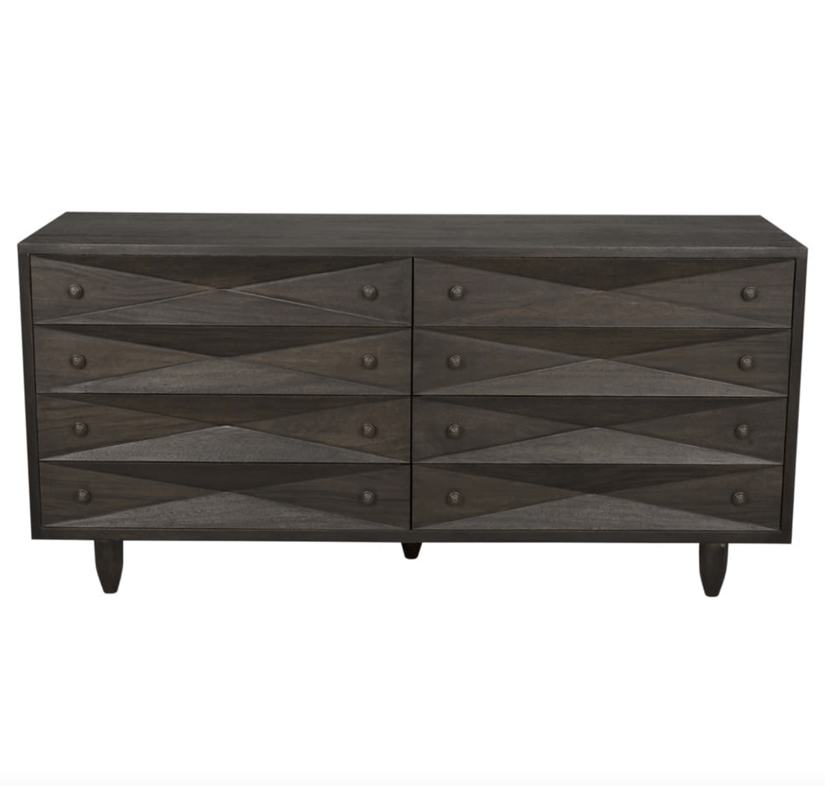 Diamond Double Chest - Ebony, Dark and Washed Walnut Finishes