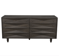 Diamond Double Chest - Ebony, Dark and Washed Walnut Finishes