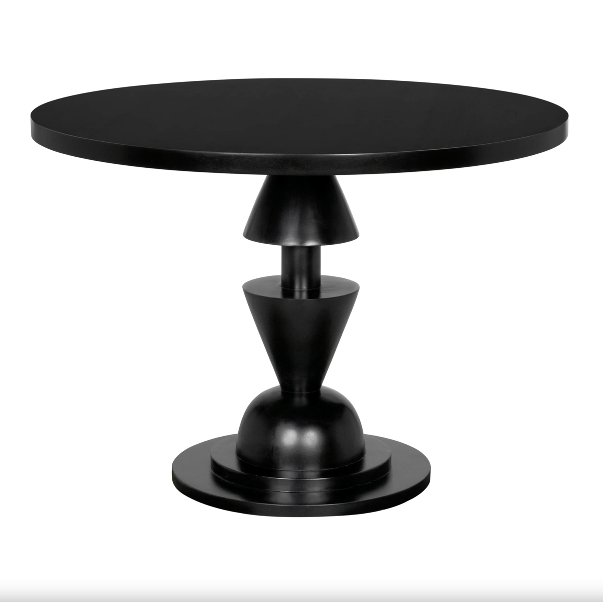 Varick Black Mahogany Round Table