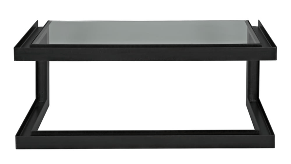 Structure Metal Base & Glass Top Desk