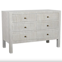 Conrad 6-Drawer Dresser | Bone & Brass