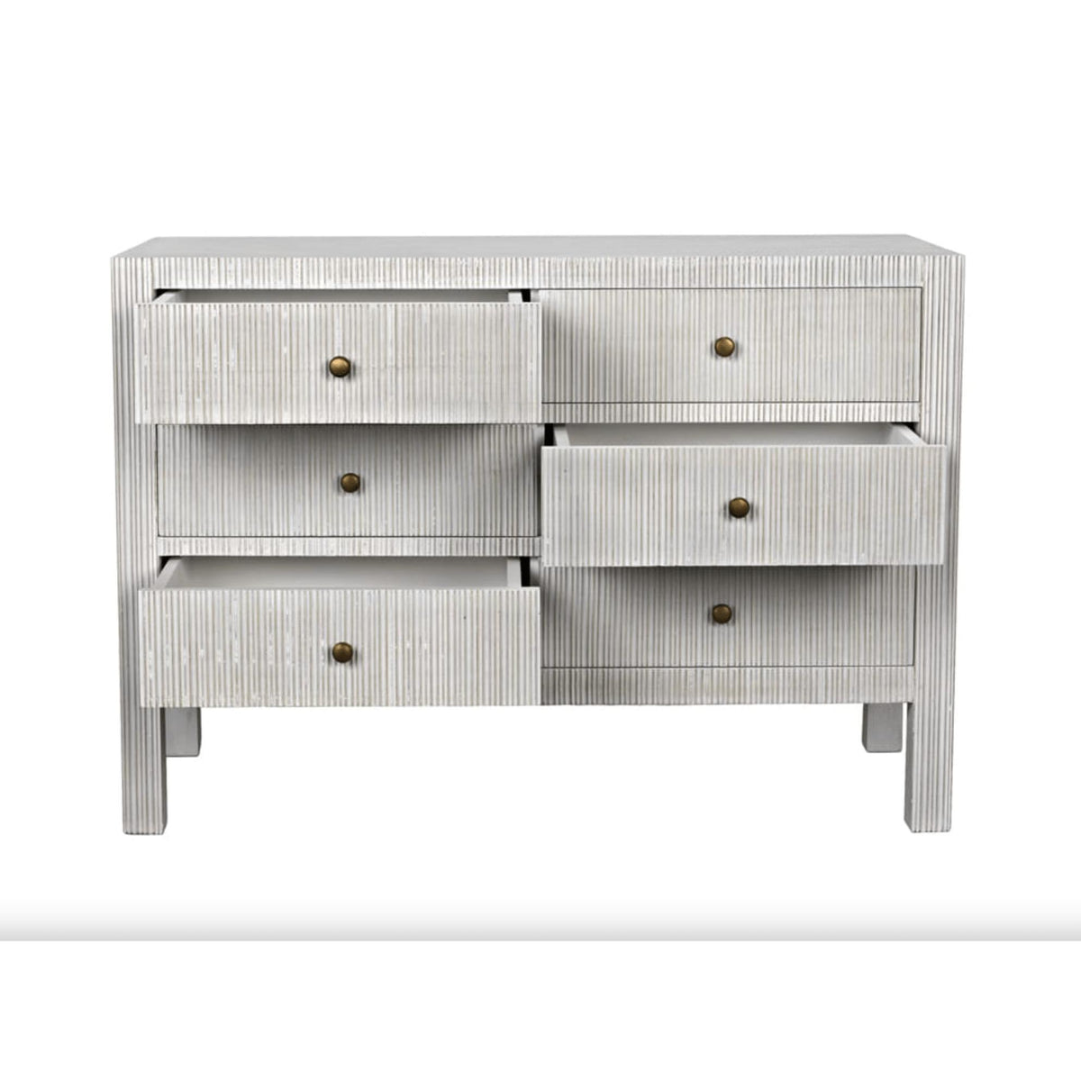 Conrad 6-Drawer Dresser - Dresser Drawer Detail | Bone & Brass