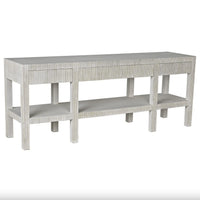 Conrad Console Table, White Wash | Bone & Brass