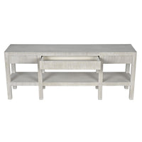 Conrad Console Table, White Wash - Table View | Bone & Brass
