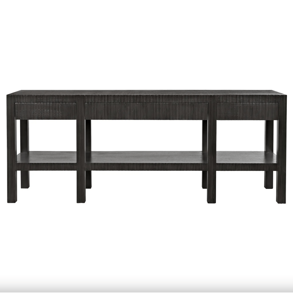 Conrad Console Table, Pale Black