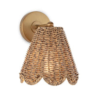 Kismet Hanging Sconce - Sconce Close Up | Bone & Brass