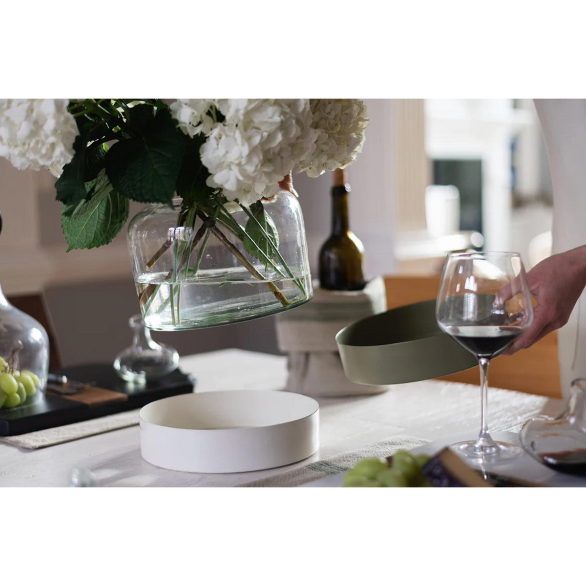 3-in-1 Glass Bloom Vase Set — Decorative Modular Glass Bloom Vase