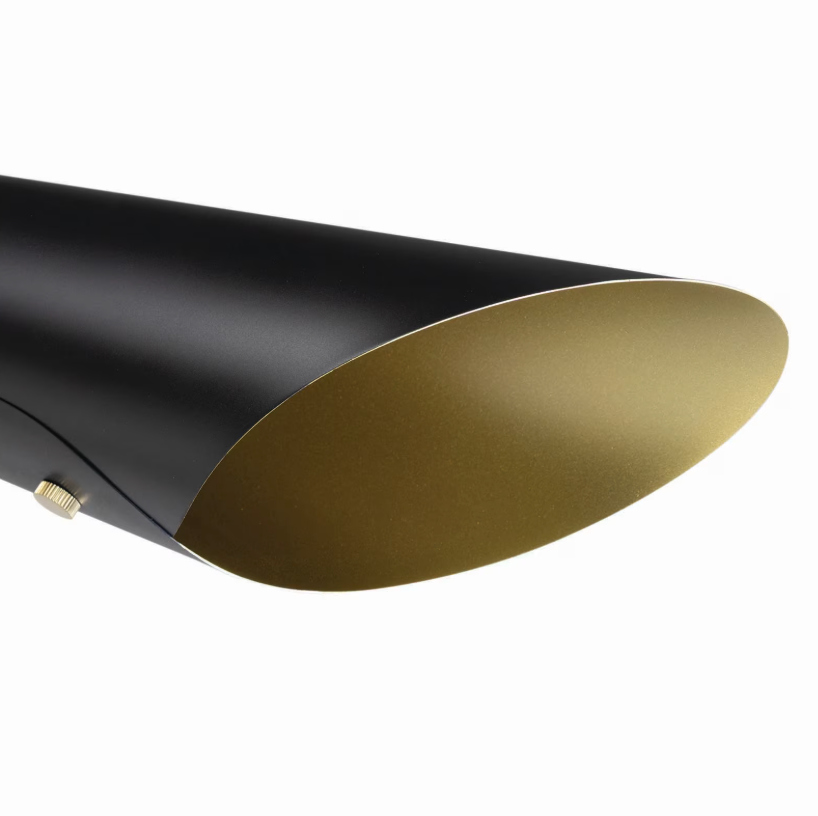 Vest Table Lamp in Brass Finish with Natural Brass Accents