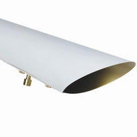 Vest Floor Lamp - White Natural Brass - Floor Lamp Base | Bone & Brass