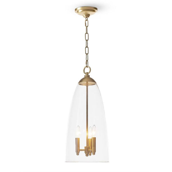 Maiden Glass Pendant - Polished Nickel