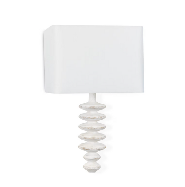 Fishbone Sconce White