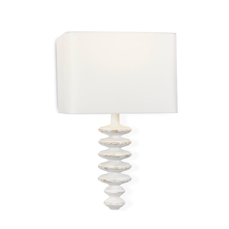 Fishbone Sconce White