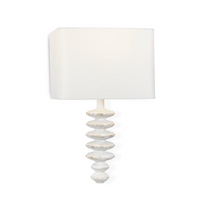 Fishbone Sconce White