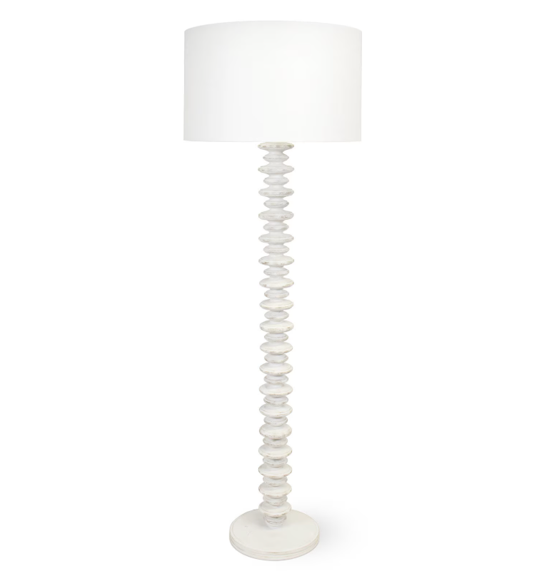 Fishbone Floor Lamp White
