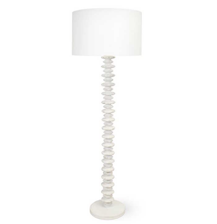 Fishbone Floor Lamp White