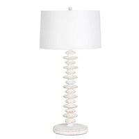 Fishbone Buffet Lamp - White Wash | Bone & Brass