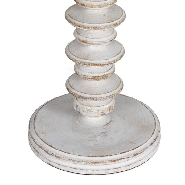 Fishbone Buffet Lamp - White Wash - Lamp Detail | Bone & Brass