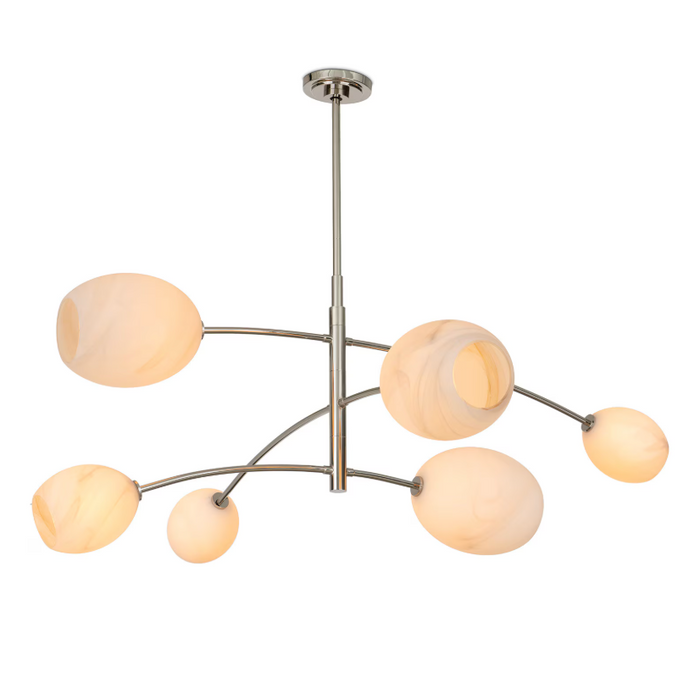 Artemis Chandelier Polished Nickel