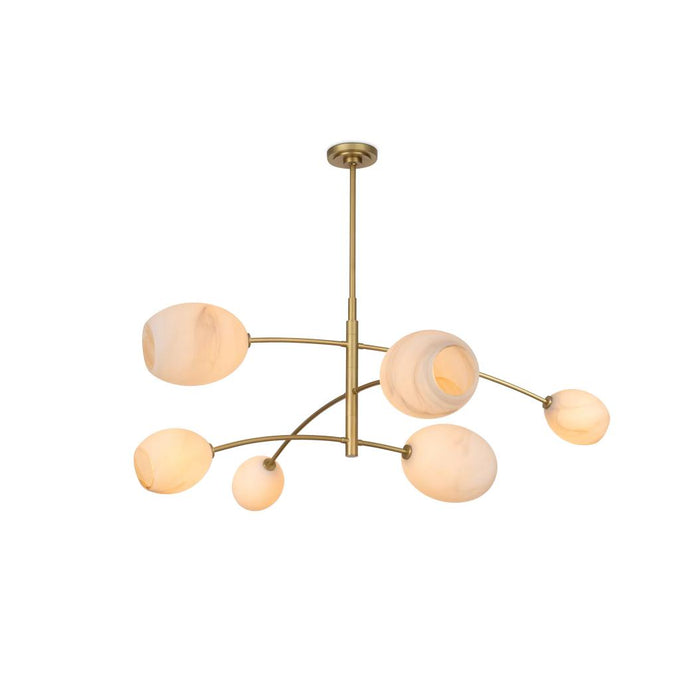 Artemis Chandelier Natural Brass | Bone & Brass