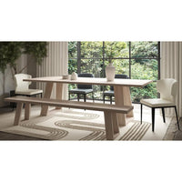 Delaney Side Chair Beige, Set 2 - Chair Detail | Bone & Brass