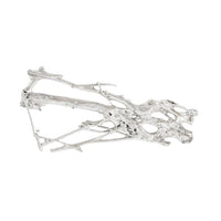 Silver Leaf Root Wall Art | Bone & Brass