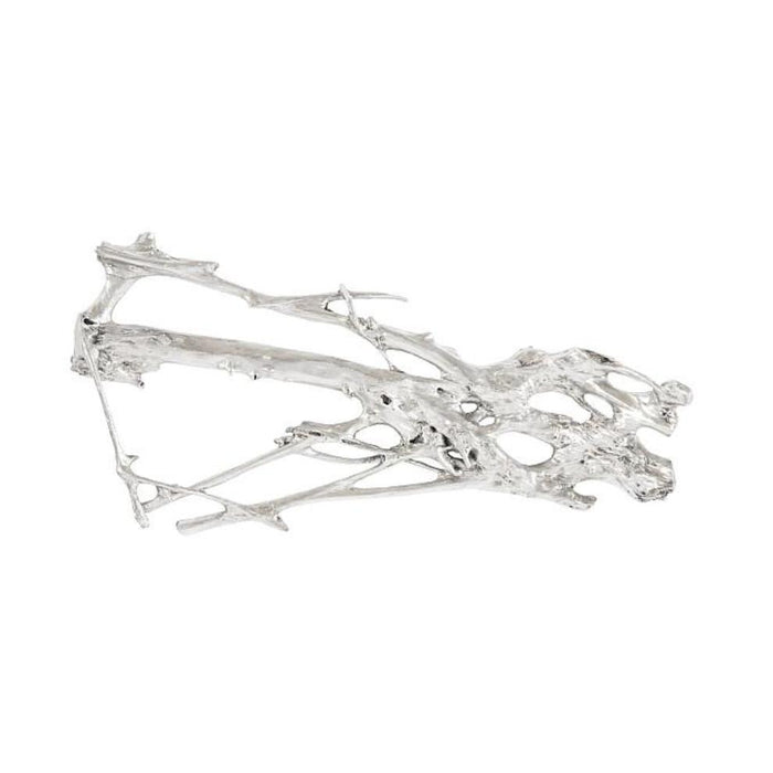 Silver Leaf Root Wall Art | Bone & Brass