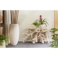 Rucco Medium Planter - Planter Detail | Bone & Brass