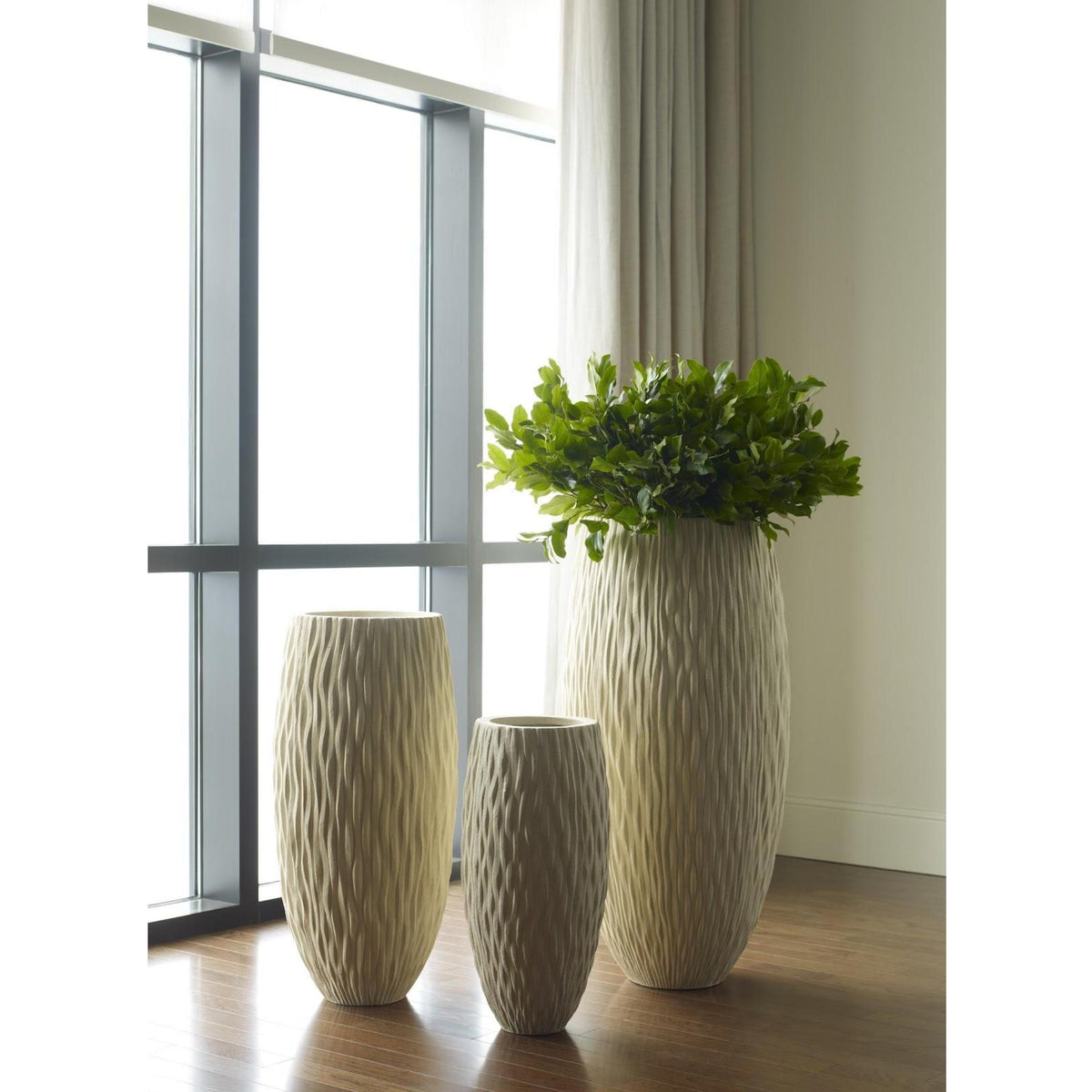 Rucco Small Planter - Planter Side View | Bone & Brass