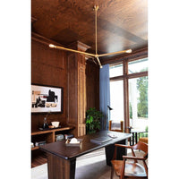 Talon Chandelier Natural Brass - Chandelier Detail | Bone & Brass