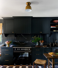 Pantry Flush Mount Natural Brass