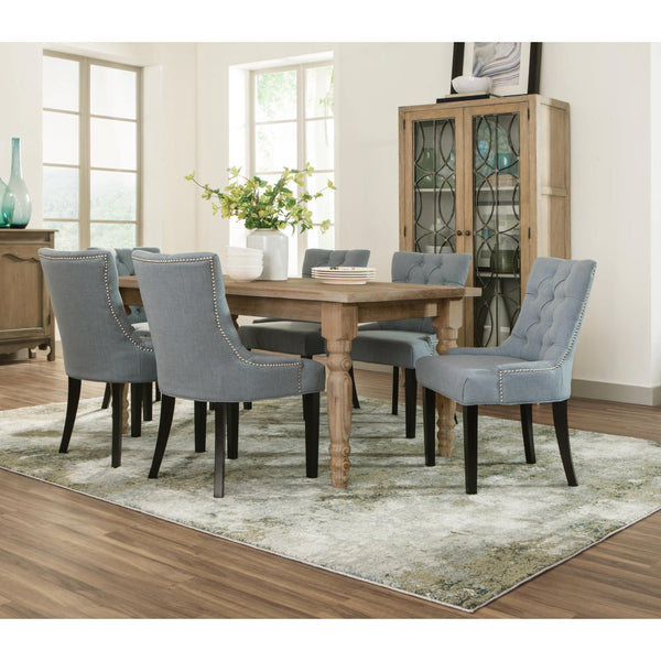 Evolution Blue & Green Contemporary Rug