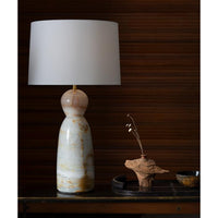 Indie Jade Table Lamp - Lamp Detail | Bone & Brass