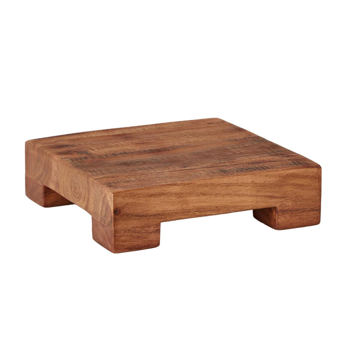 Classic Small Square Trivet Riser | Bone & Brass