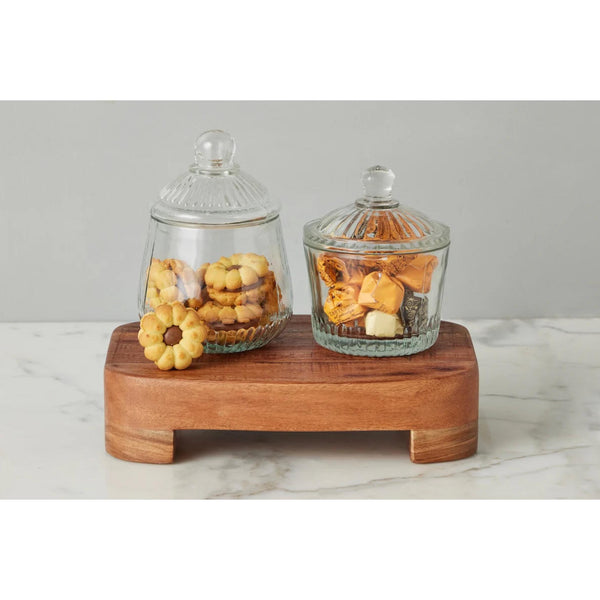 Classic Small Rectangle Trivet Riser - Board Detail | Bone & Brass