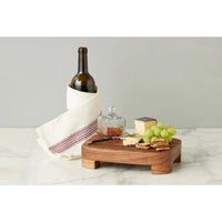 Classic Small Rectangle Trivet Riser - Board Top View | Bone & Brass