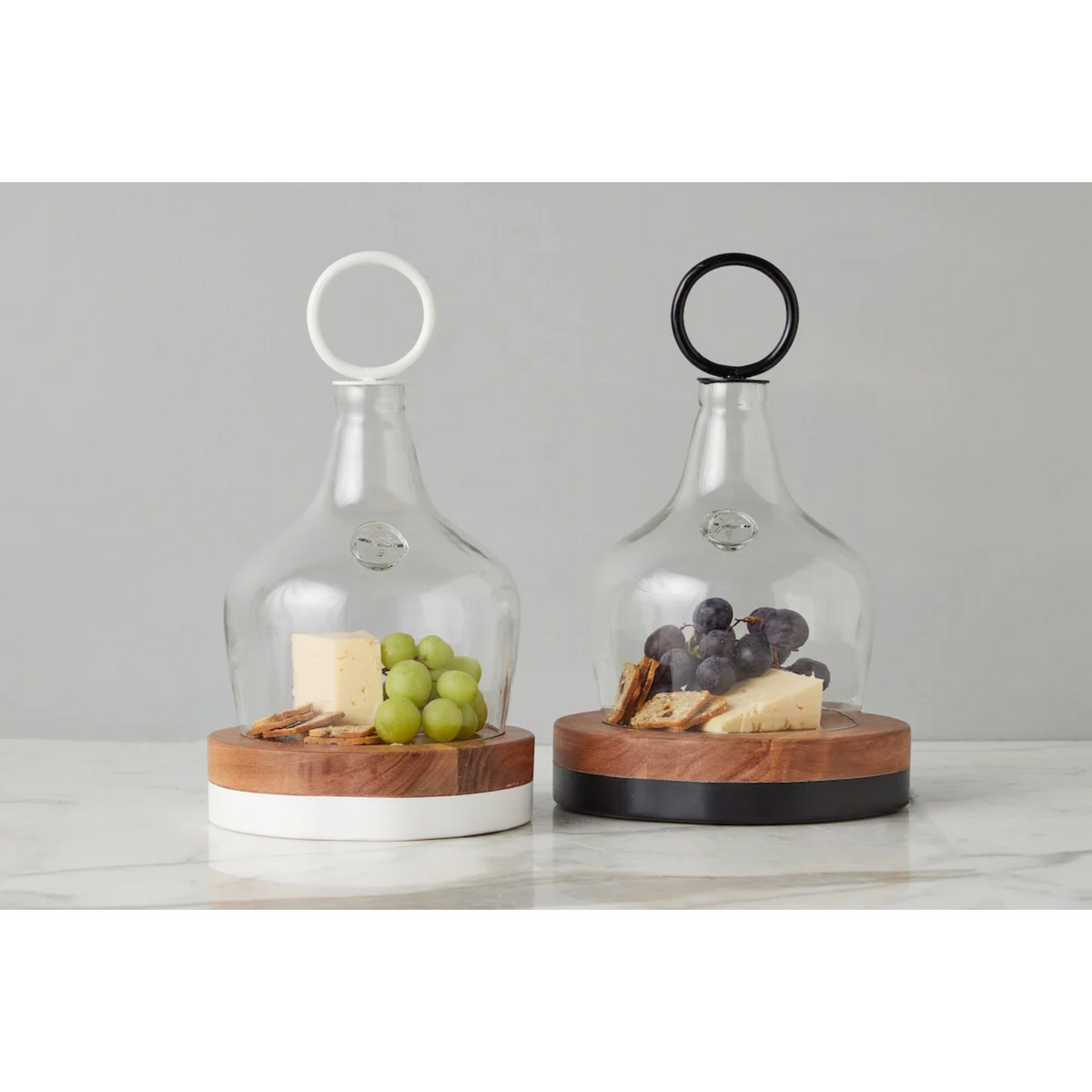 Small White Mod Block Serving Board