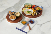 Small White Mod Block Serving Board