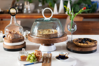 Small Black Mod Block Serving Board