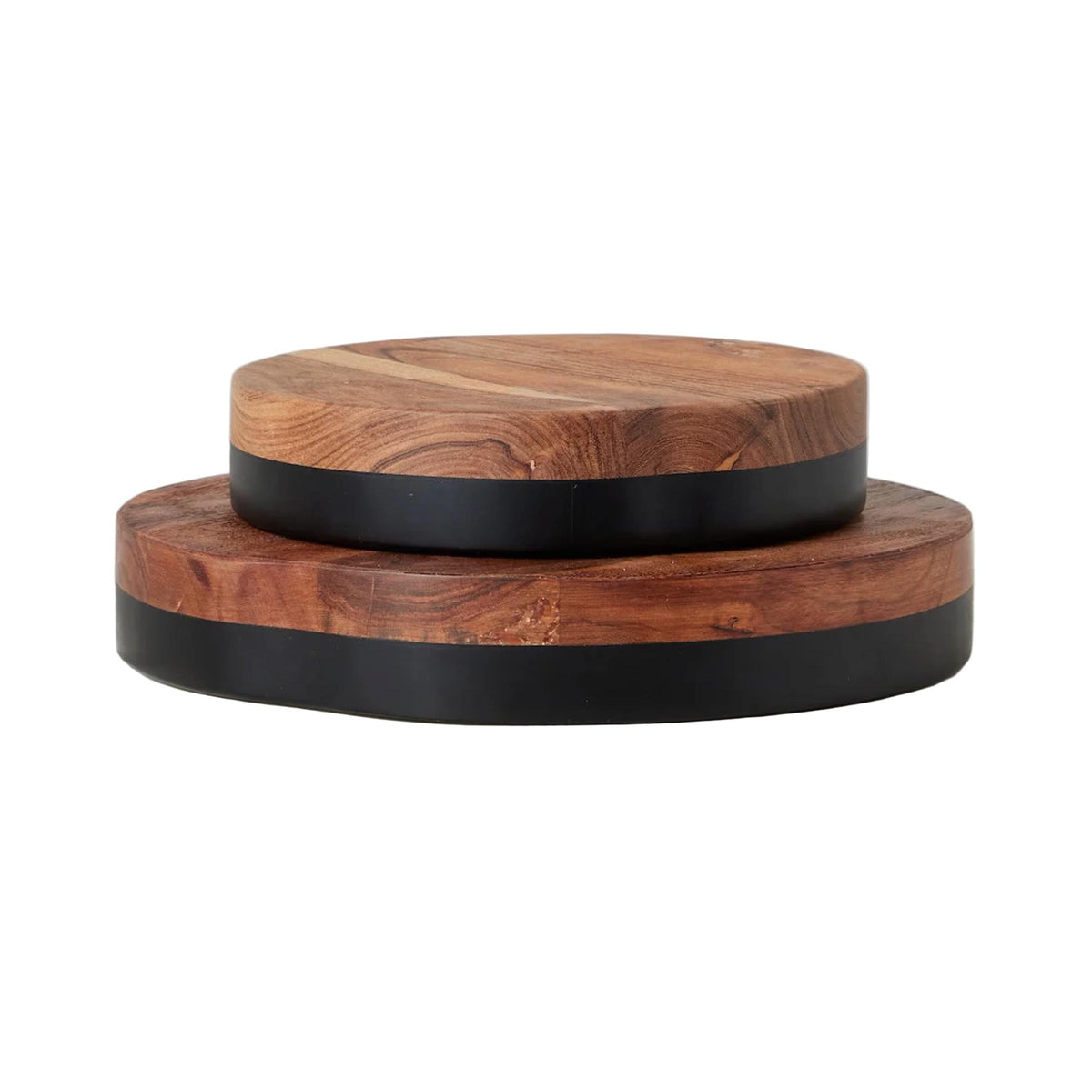 Medium Black Mod Block Serving Board | Bone & Brass