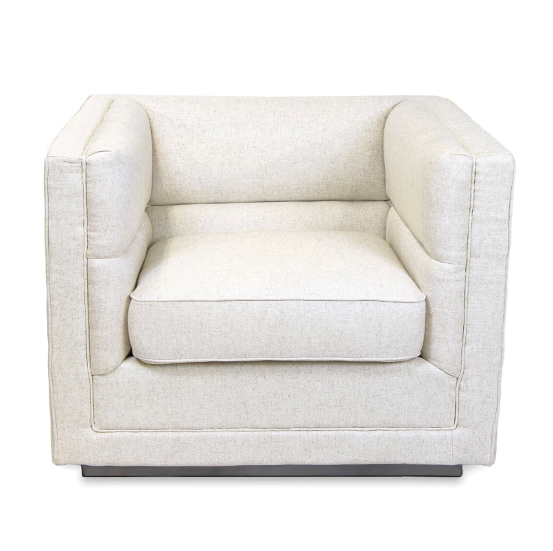 Alexis Ivory Linen Chair
