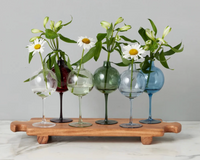 Red Medium Wine Glass Vase