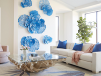 Blue Flower Wall Art, Small