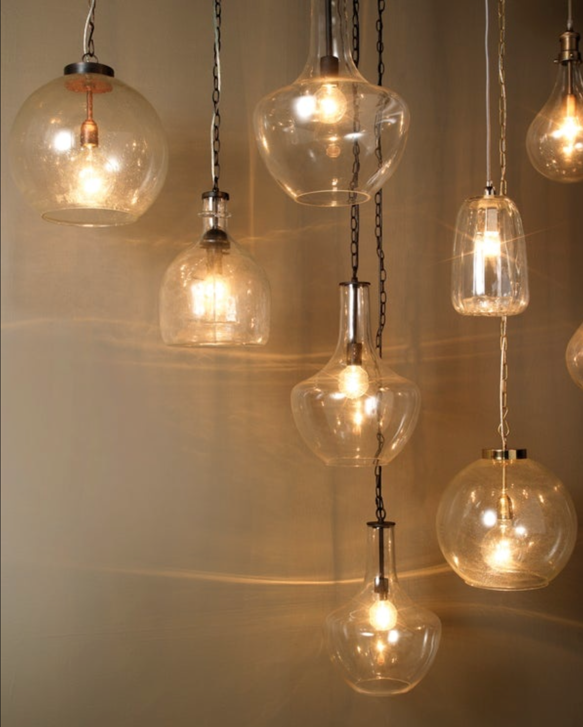 Luca Antique Brass Pendant