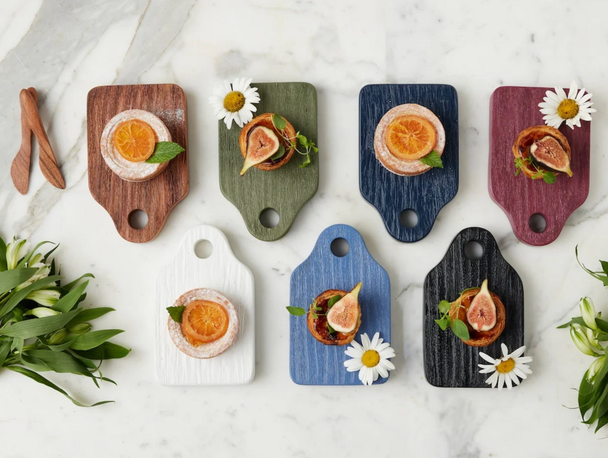 Mini Charcuterie Boards in various colors