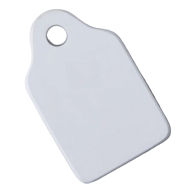 White mini charcuterie board on white background